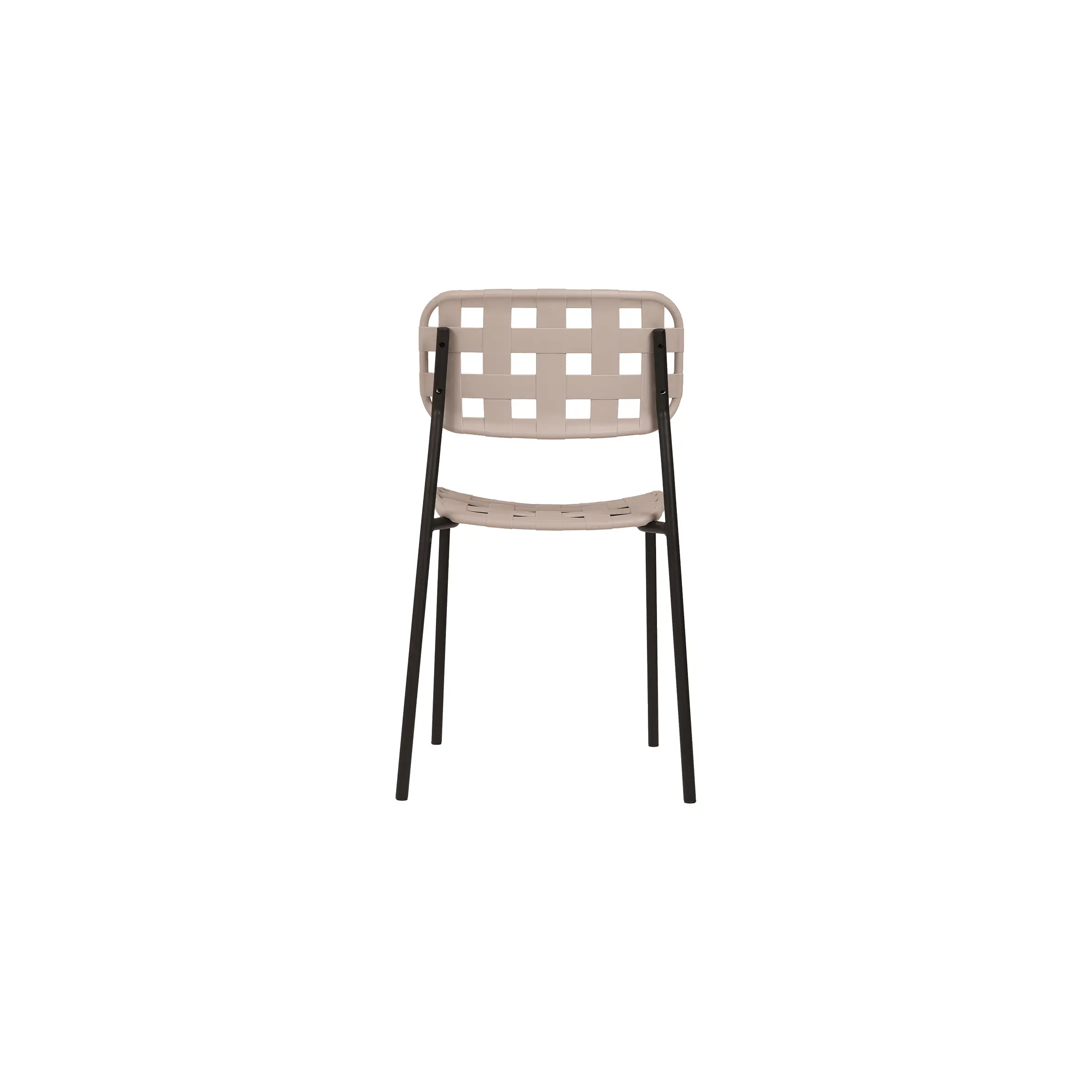 Modern office space with wooden ceiling, glass walls, and stylish furniture. Features a central table with chairs and a teal seating area with plants.