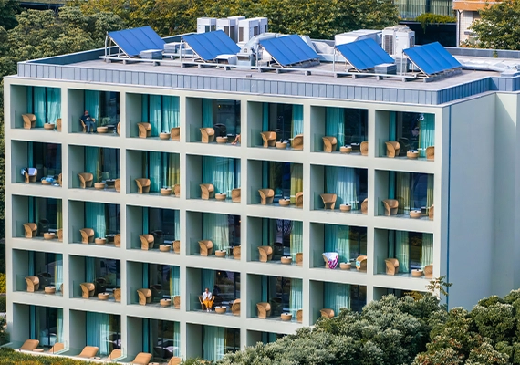 Solar energy solutions for hotels and hospitality businesses