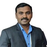 Prabhu Ramachandran, Facilio CEO in a flexible workspace at IndiQube